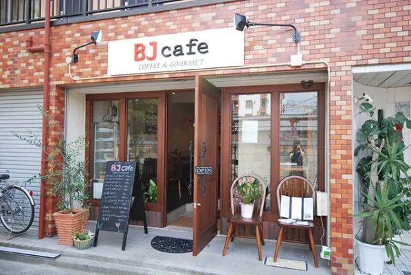 新丸子 BJ Cafe カフェ 外装 デザイン
