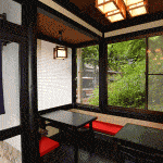 深大寺 そば きよし 内装 デザイン