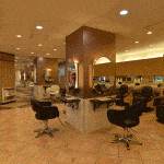 練馬 美容院 カウンター デザイン 内装